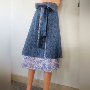 Kariza Wrap BOHO Skirt One Size Reversible